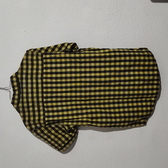 Small plaid yellow dress shirt - Picture 5 of 5